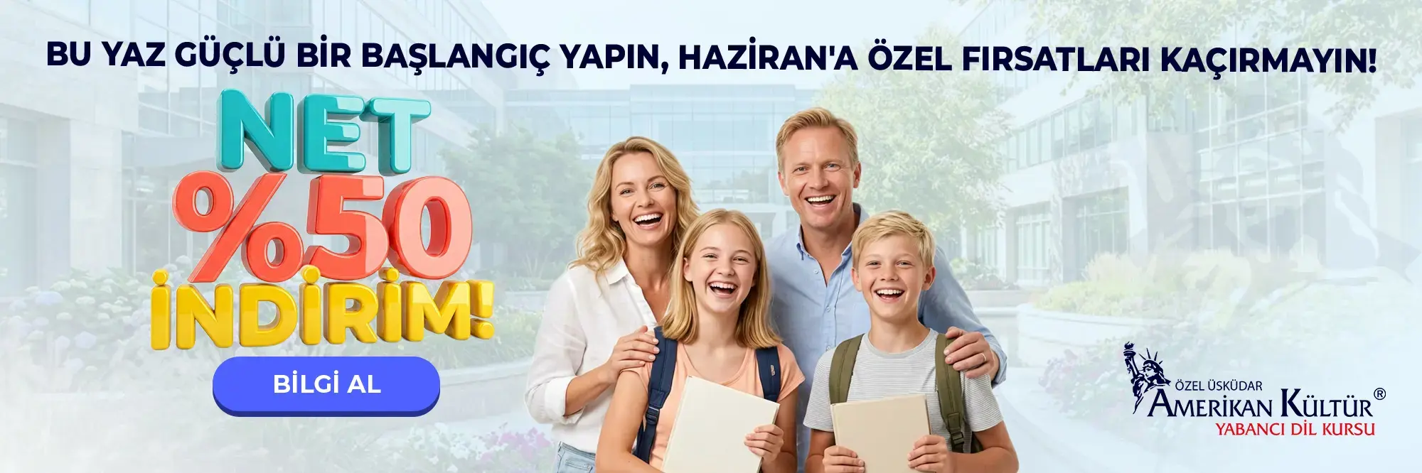 Haziran Ayına Özel Fırsatları Kaçırmayın! Net %50 İndirim!